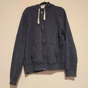 Men's Hollister California Blue Zip-Up Long Sleeve Hoodie XL